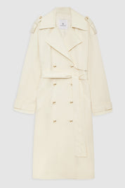Layton Trench Anine Bing Cream  | PALIHOUSE