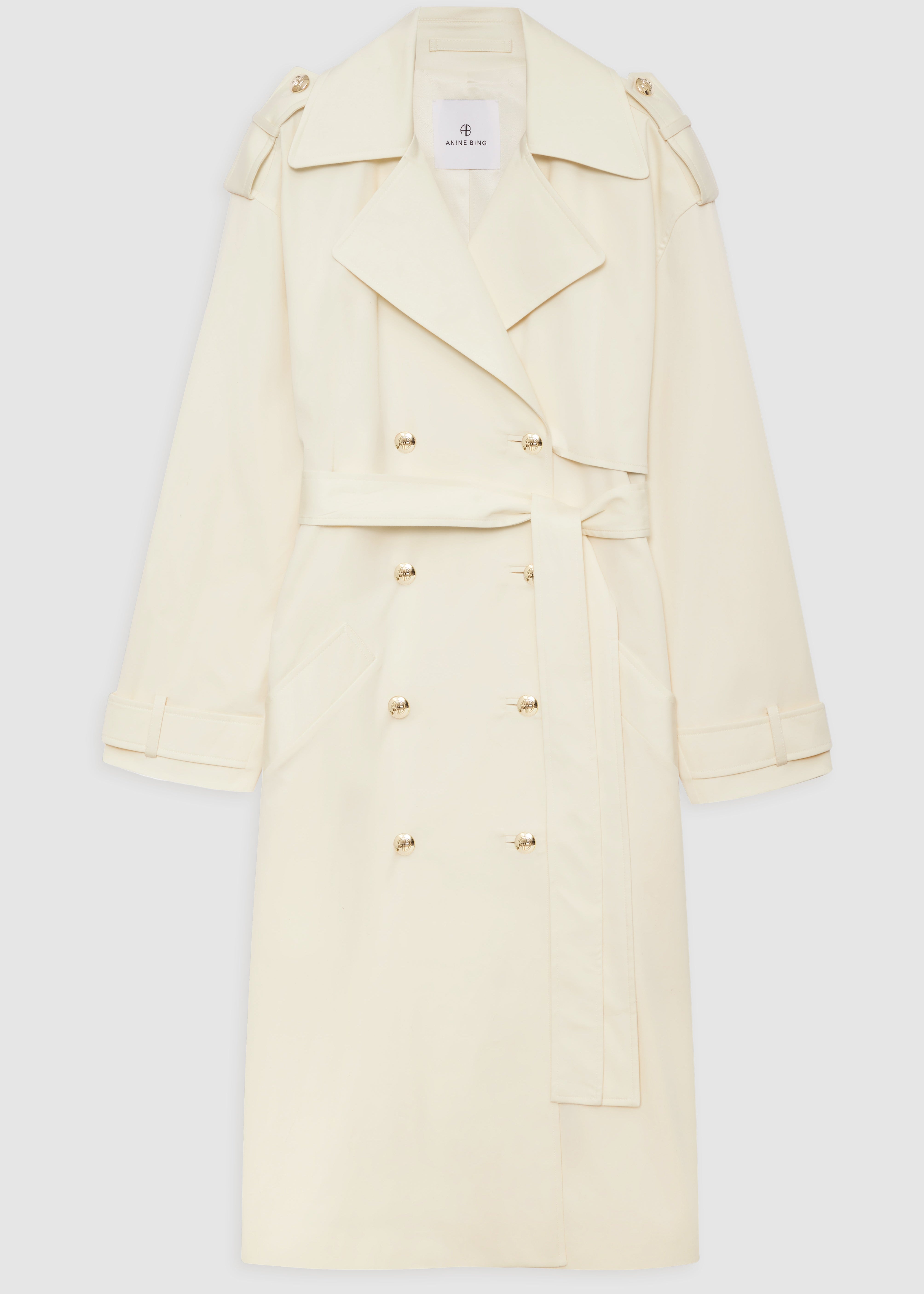 Layton Trench Anine Bing Cream  | PALIHOUSE