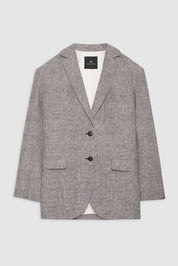 Quinn Blazer Anine Bing Brown Plaid  | PALIHOUSE