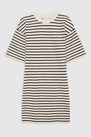 Mona Dress Stripe French Terry