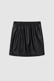 Soto Skirt Anine Bing Black Vegan Leather  | PALIHOUSE