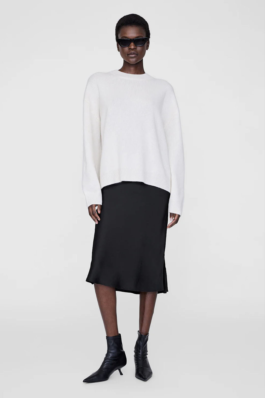 Bar Silk Skirt
