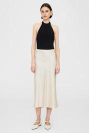 Bar Silk Skirt