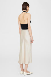 Bar Silk Skirt