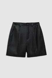 Carmen Short Anine Bing Black Recycled Leather  | PALIHOUSE