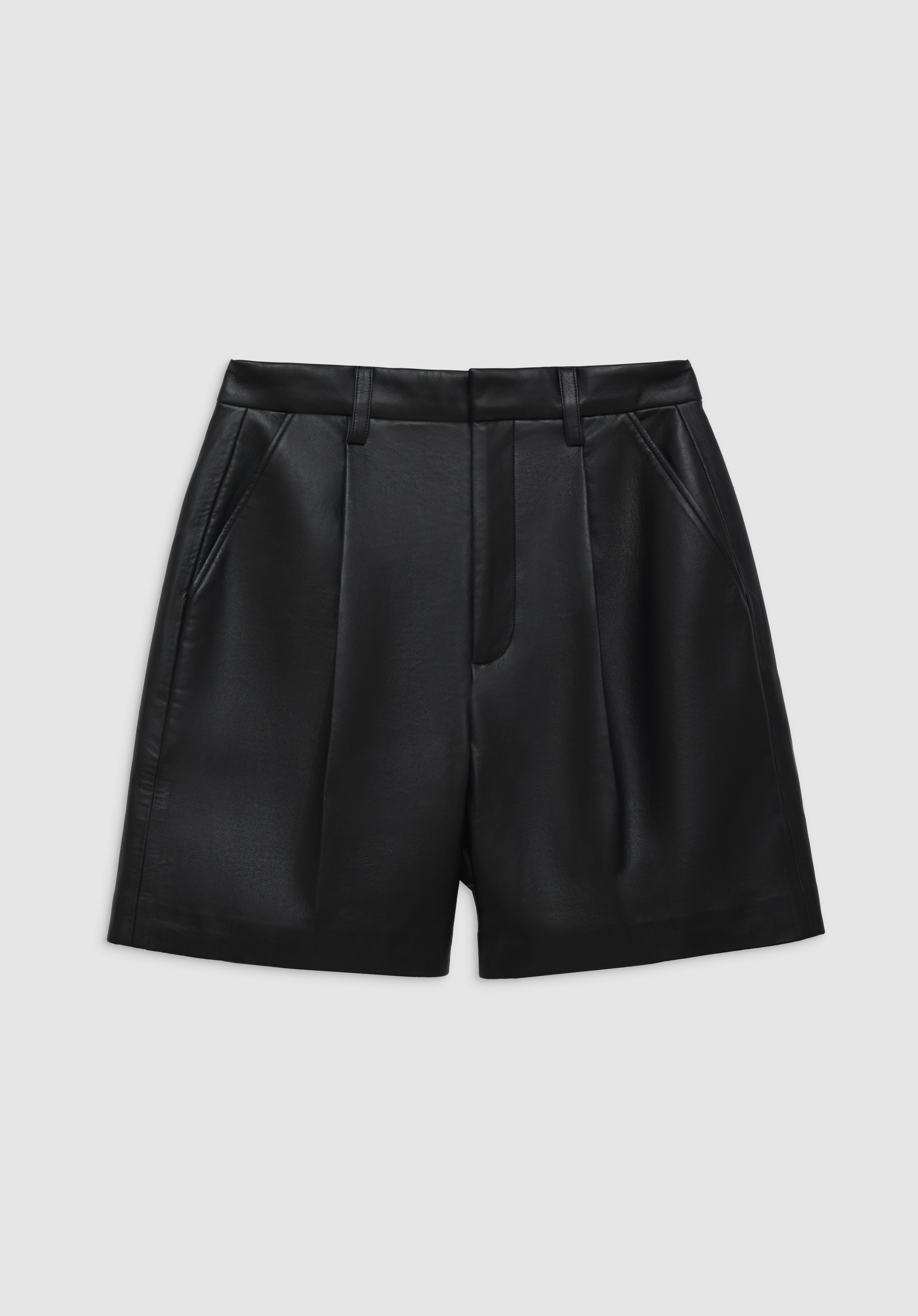 Carmen Short Anine Bing Black Recycled Leather  | PALIHOUSE