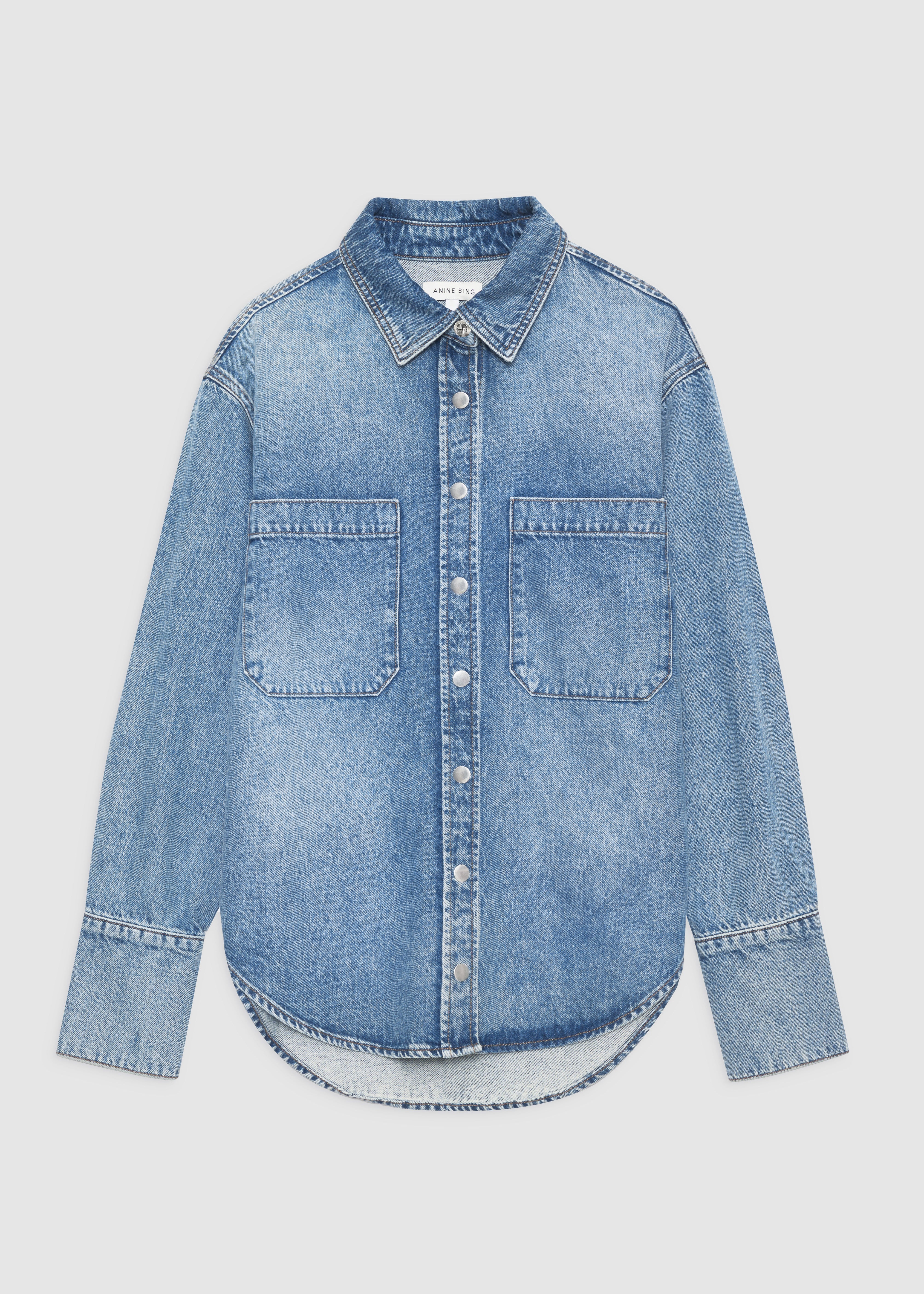 Dante Shirt Anine Bing Vintage Indigo Denim  | PALIHOUSE