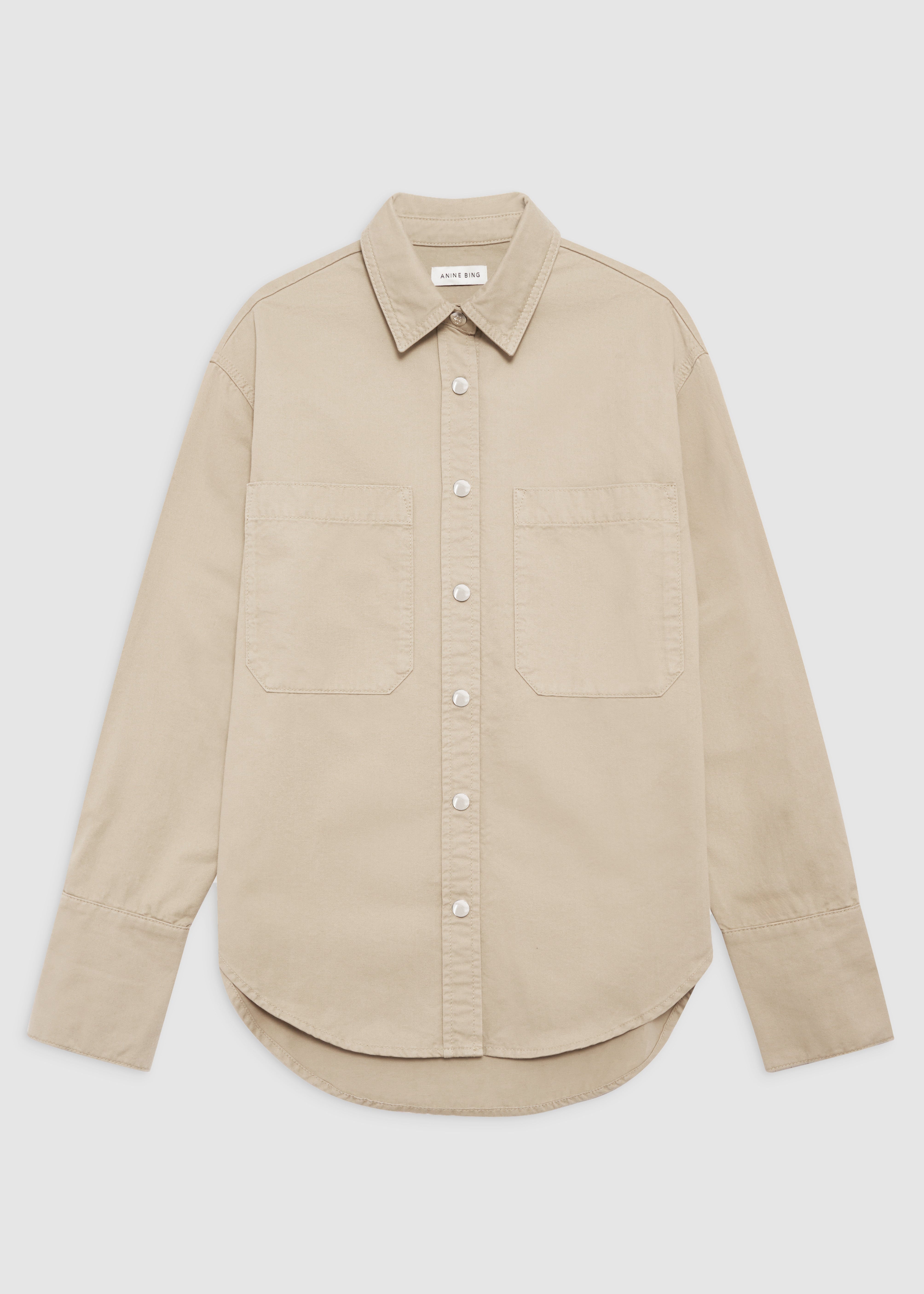 Dante Shirt Anine Bing Oatmeal  | PALIHOUSE