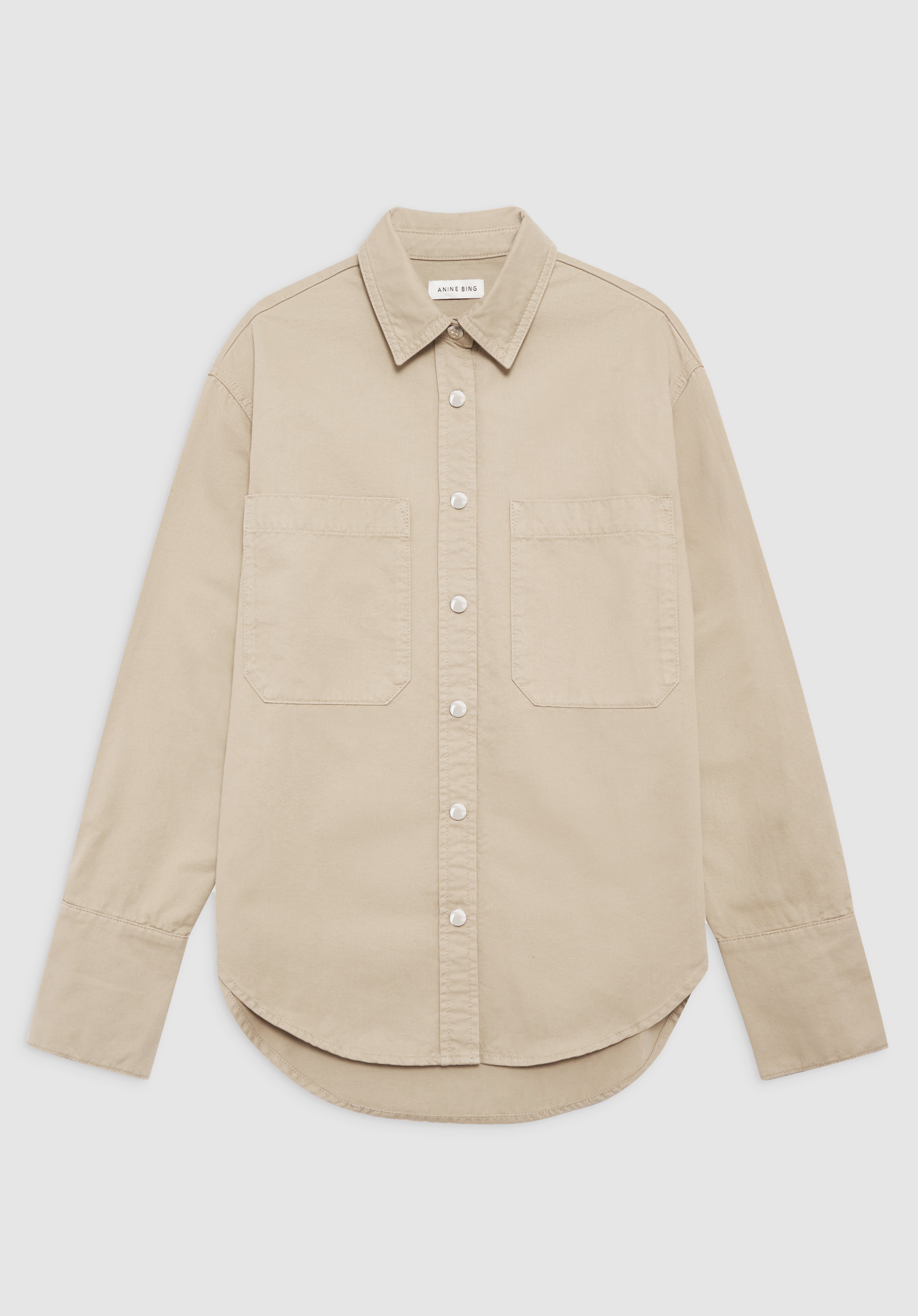Dante Shirt Anine Bing Oatmeal  | PALIHOUSE