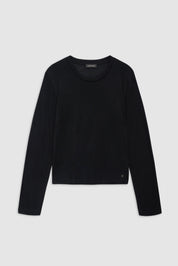 Amani Long Sleeve Tee Anine Bing Black  | PALIHOUSE