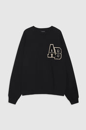 Miles Oversized Sweatshirt Letterman