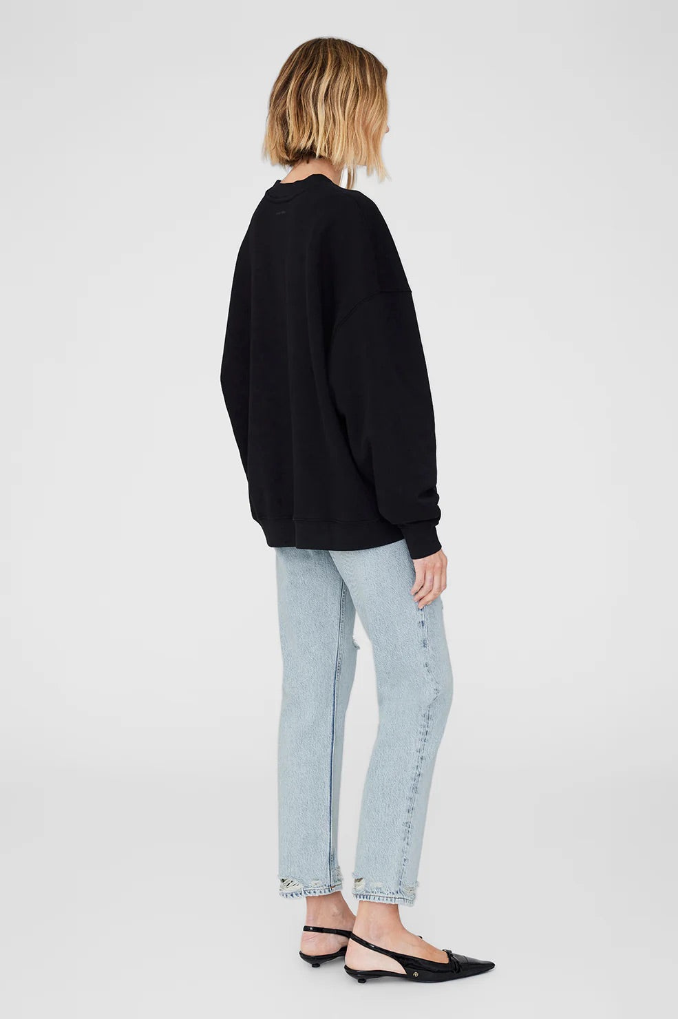 Miles Oversized Sweatshirt Letterman