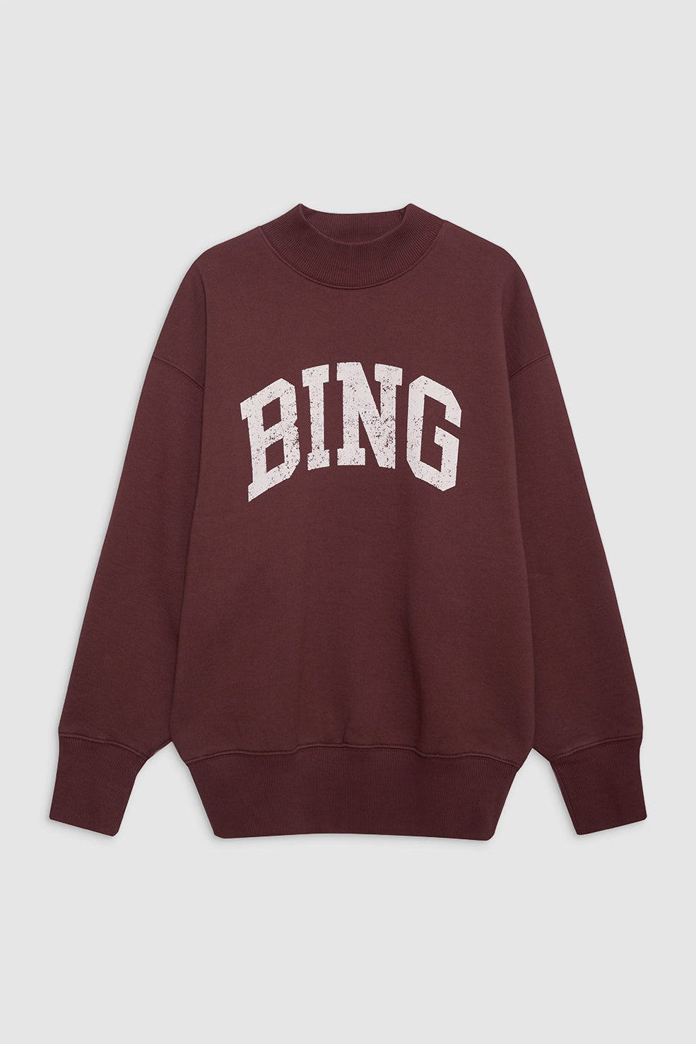 Bradie Sweatshirt Bing Anine Bing Deep Burgundy  | PALIHOUSE