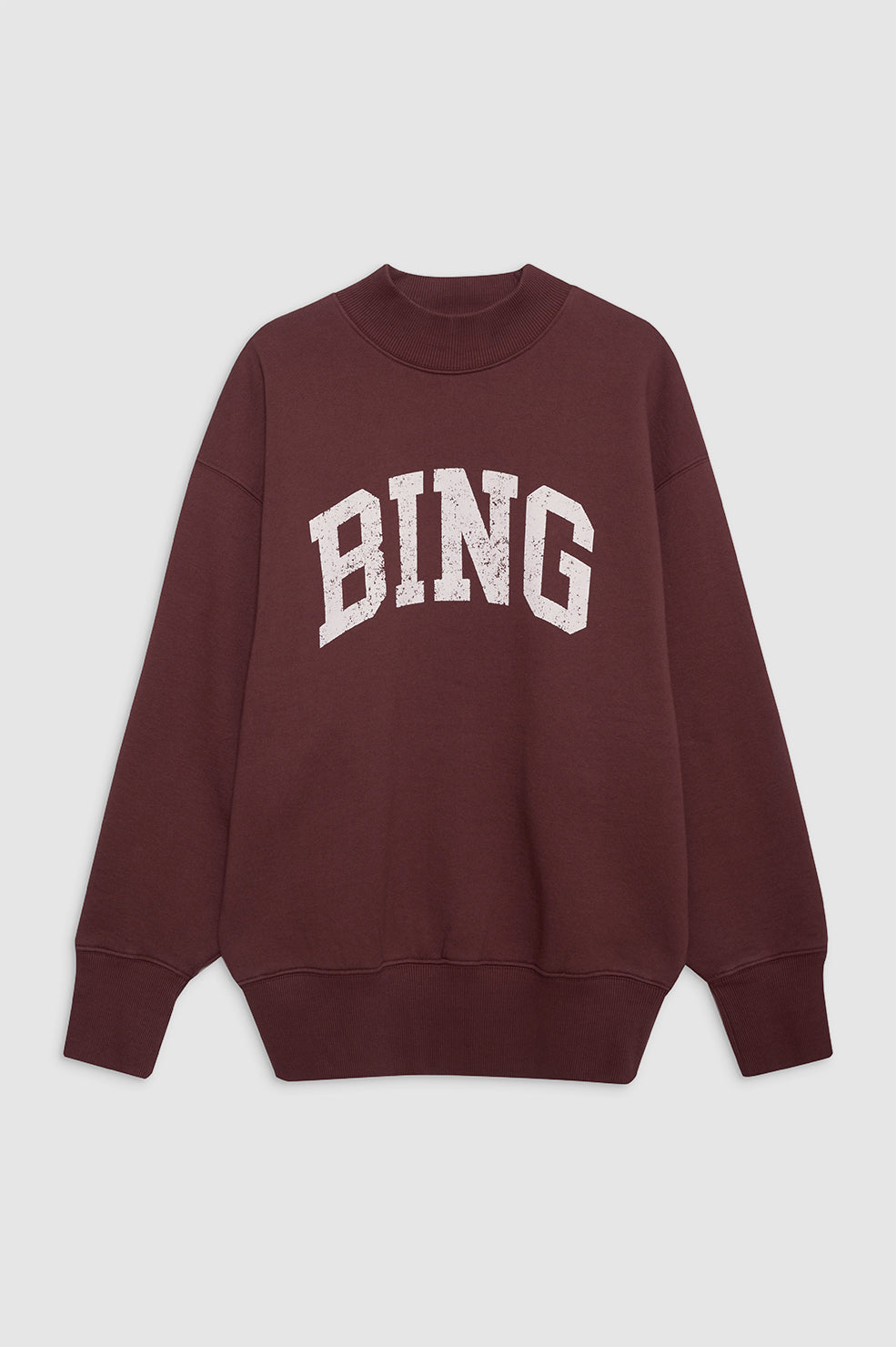 Bradie Sweatshirt Bing Anine Bing Deep Burgundy  | PALIHOUSE