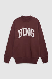 Bradie Sweatshirt Bing Anine Bing Deep Burgundy  | PALIHOUSE