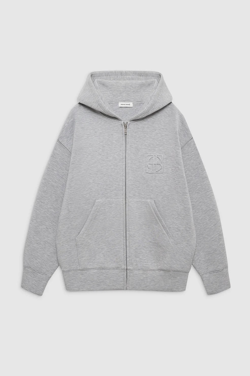 Bond Zip Up Hoodie Framed Monogram