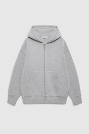 Bond Zip Up Hoodie Framed Monogram