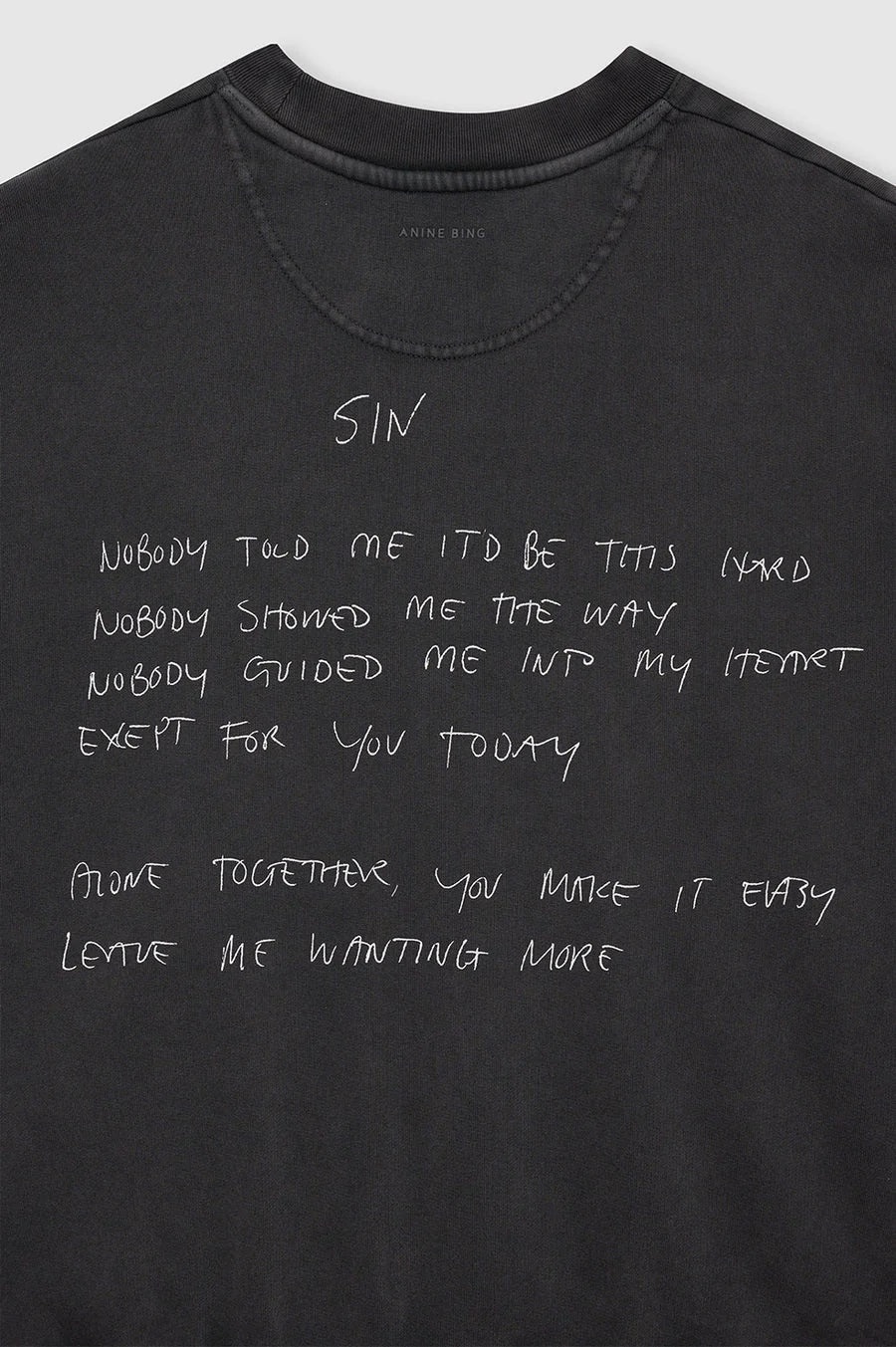 Jaci Sweatshirt Lyrics