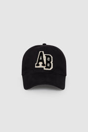 Jeremy Baseball Cap Letterman Anine Bing Black  | PALIHOUSE