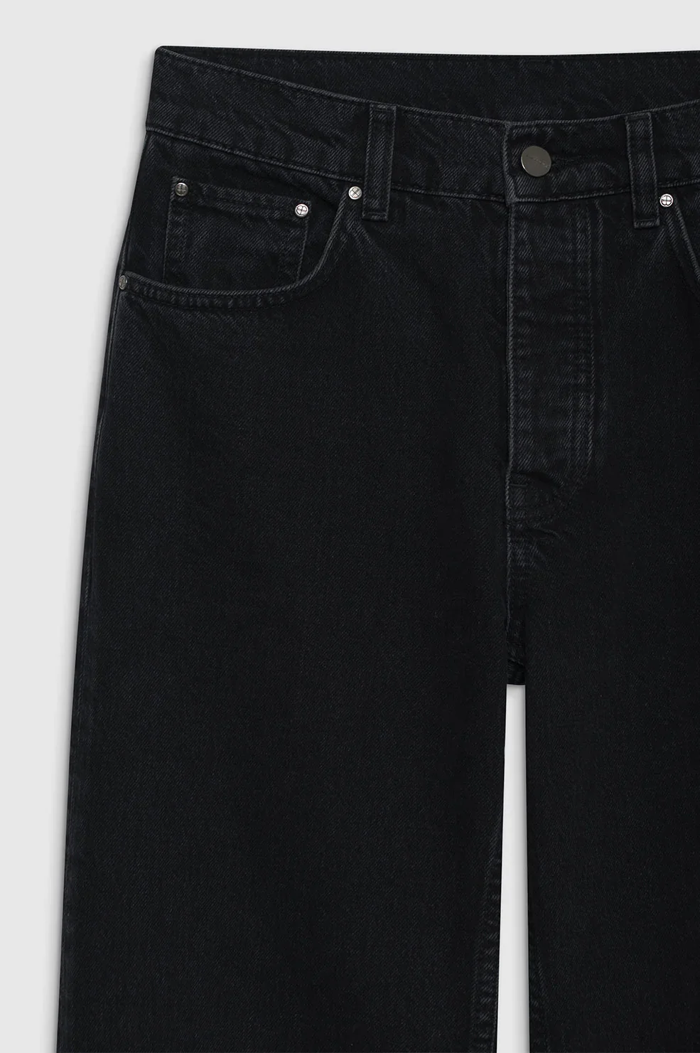 デニム・ジーパン ANINE BING Women Denim Pants A 06 1134 009 Black Jeans Anine Bing vintage black Hugh model