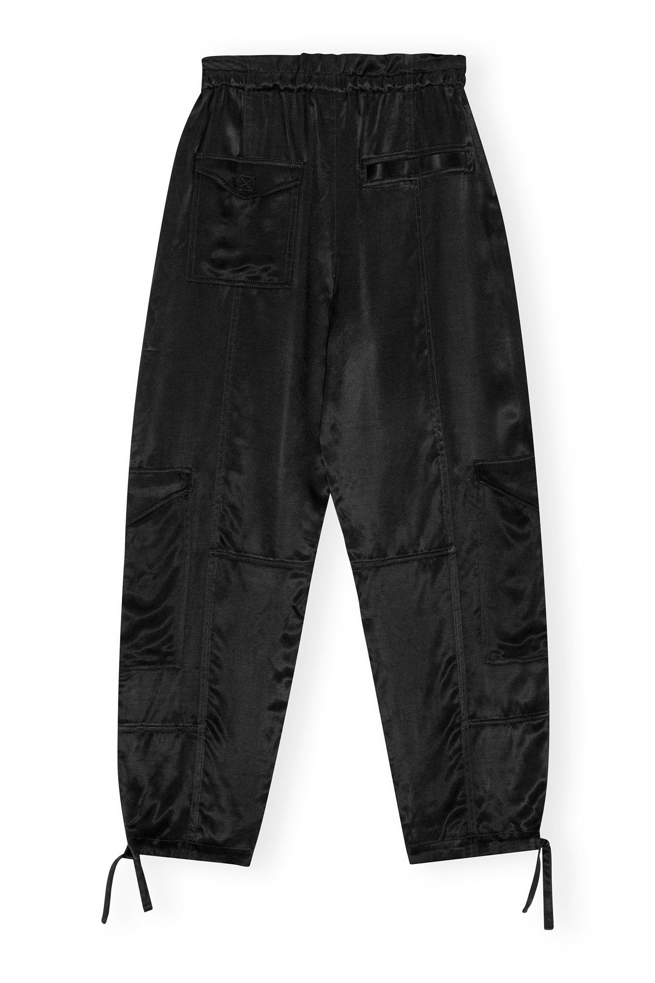 Washed Satin Pocket Pants