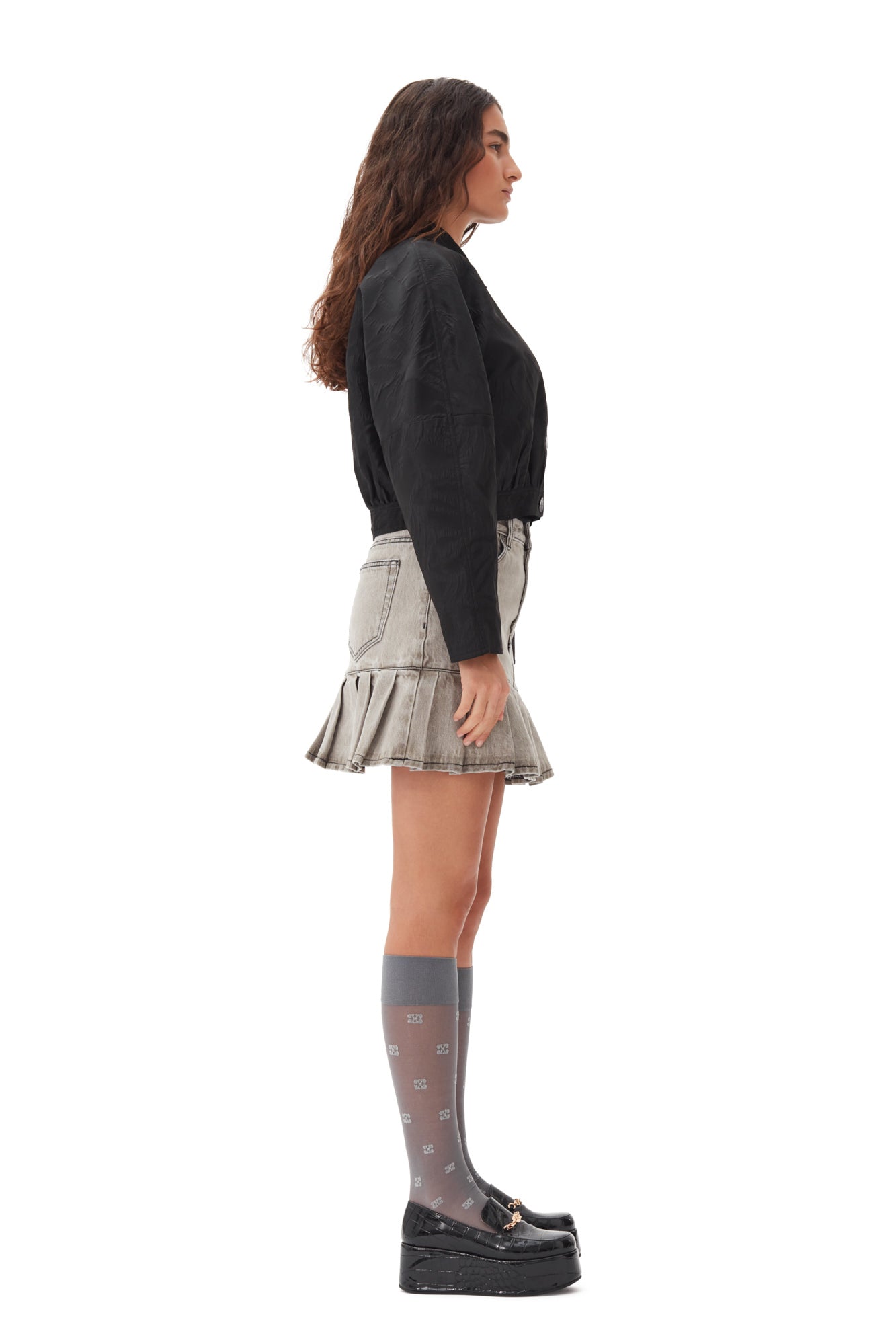 Textured Cloqué Short Jacket