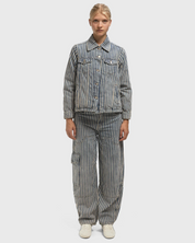 Light Stripe Denim Carpenter Jeans