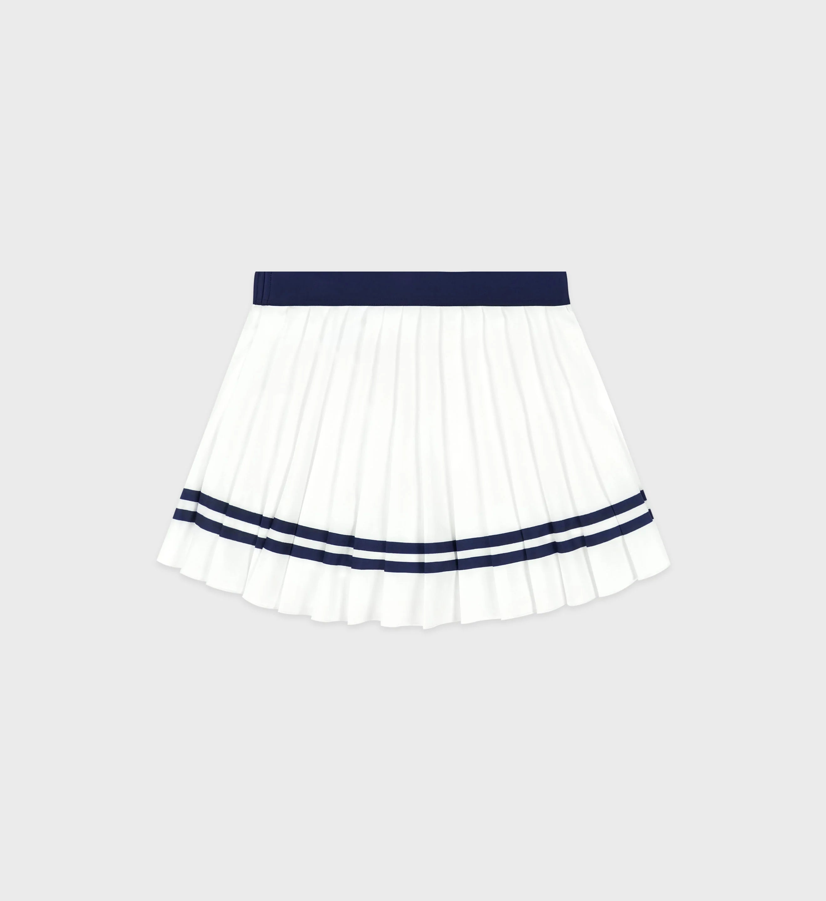 Serif Logo Pleated Skirt