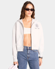 Vendome Resort Cropped Zip Hoodie