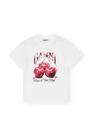 Basic Jersey Cherry Relaxed T-shirt