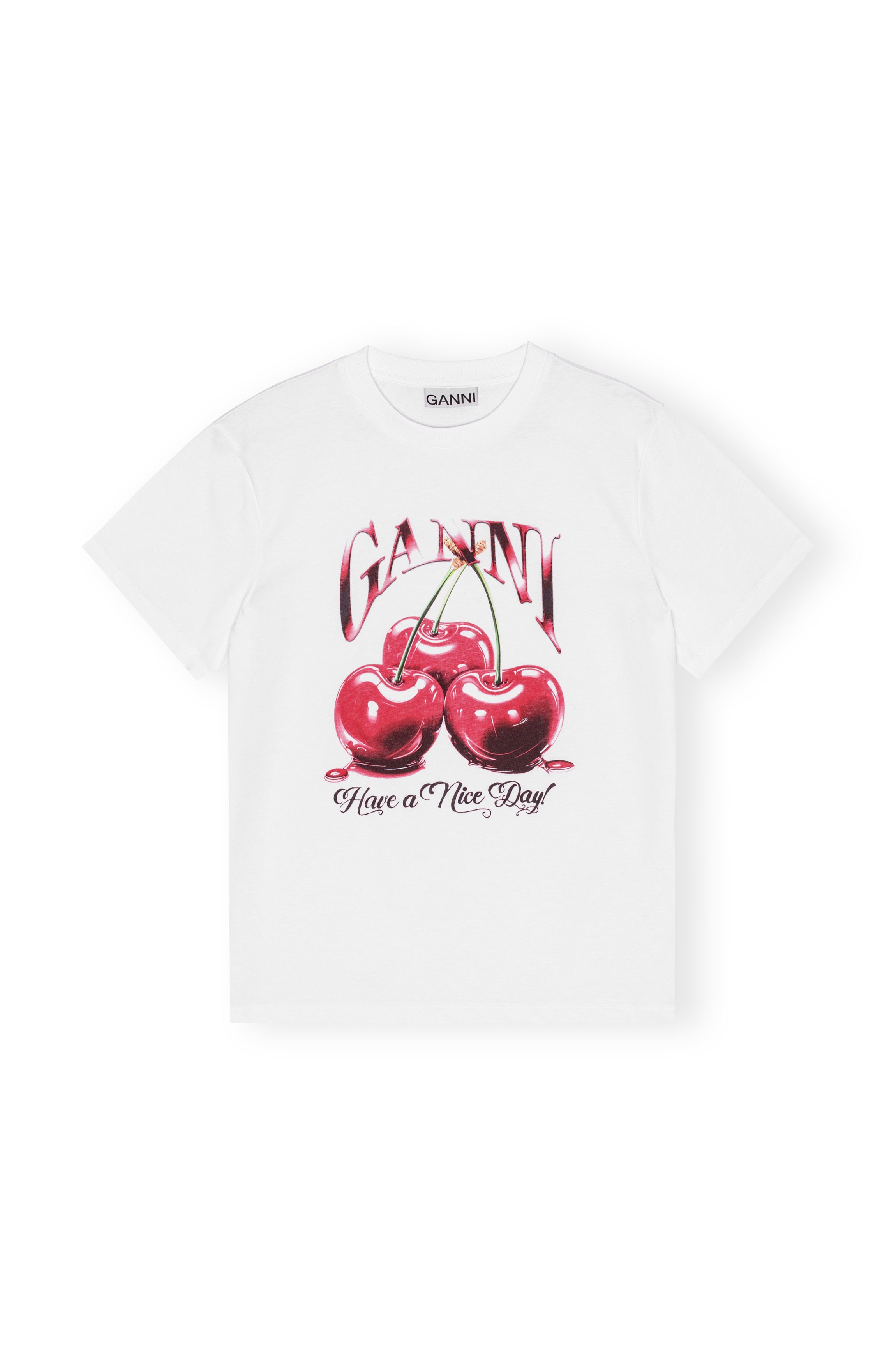 Basic Jersey Cherry Relaxed T-shirt