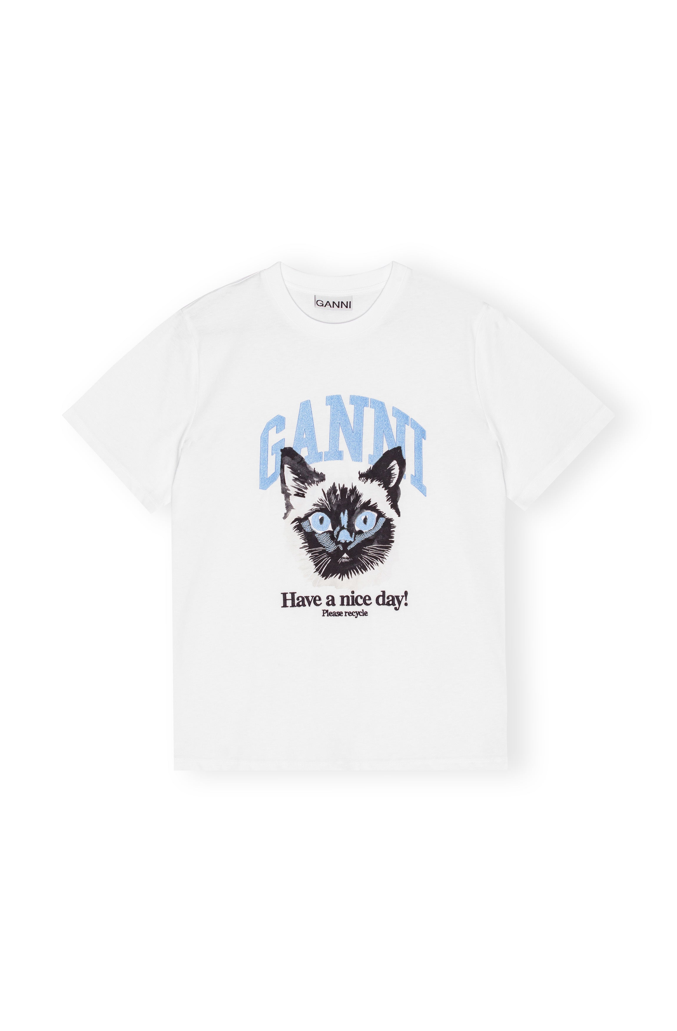 Basic Jersey Cat Relaxed T-shirt