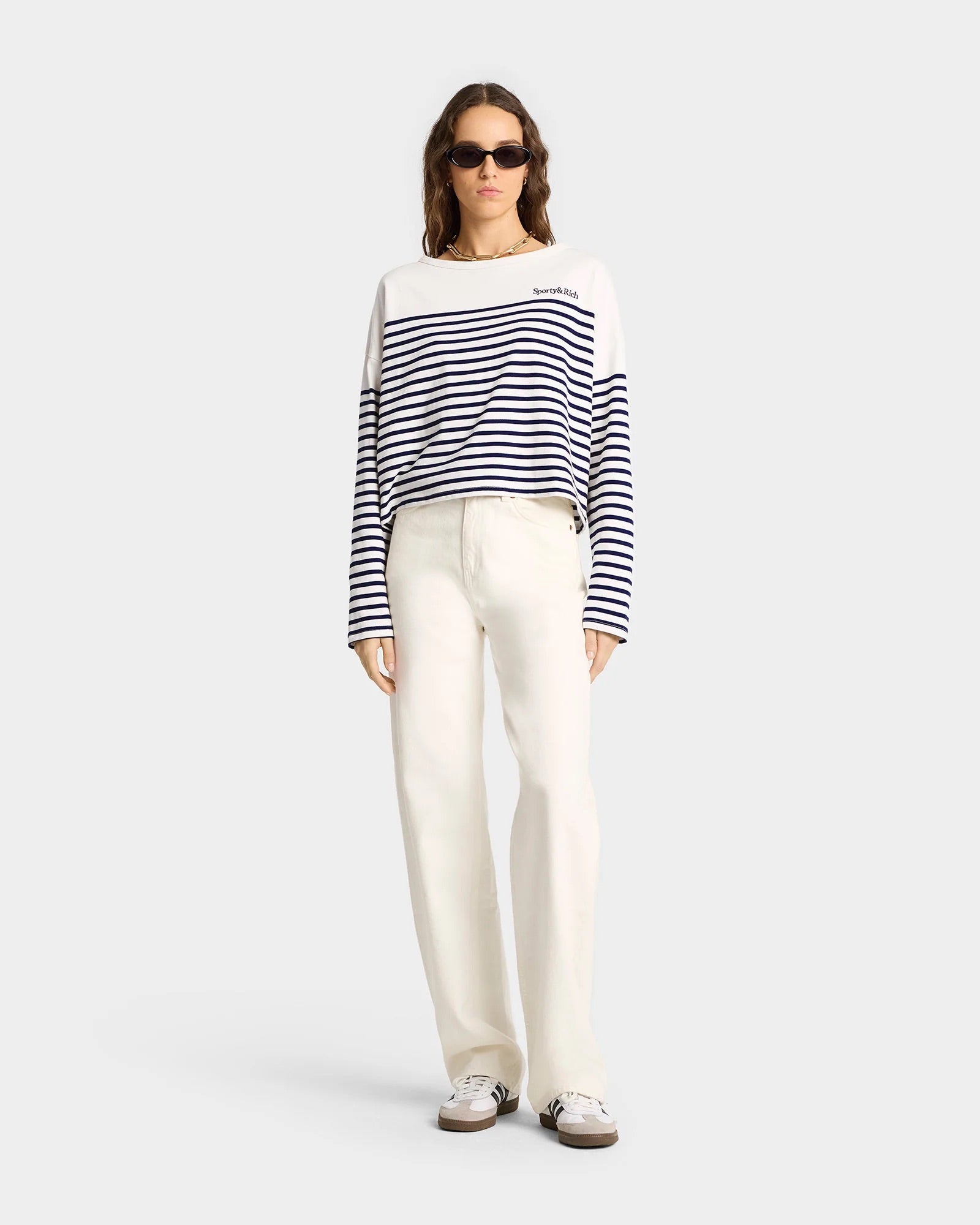 Serif Logo Mariniere Sweater
