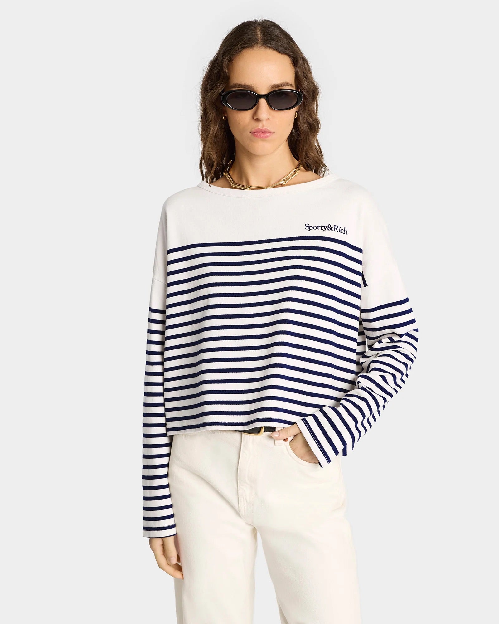 Serif Logo Mariniere Sweater